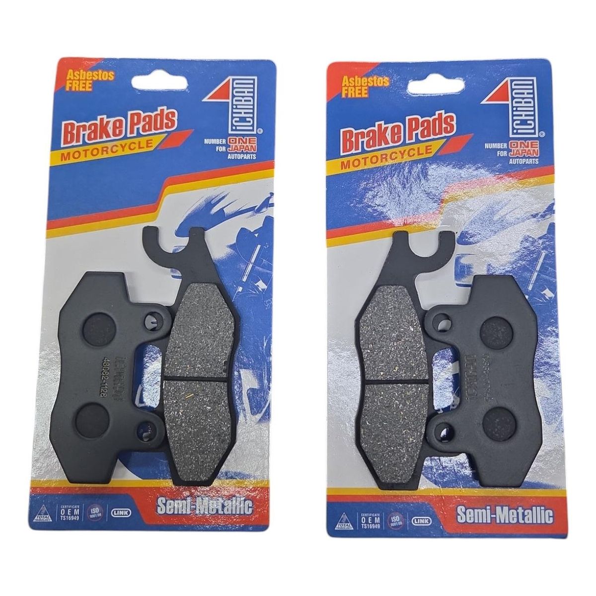 GENERICO - Pastillas Freno Delanteras Y Traseras Moto Euromot Gxt 250