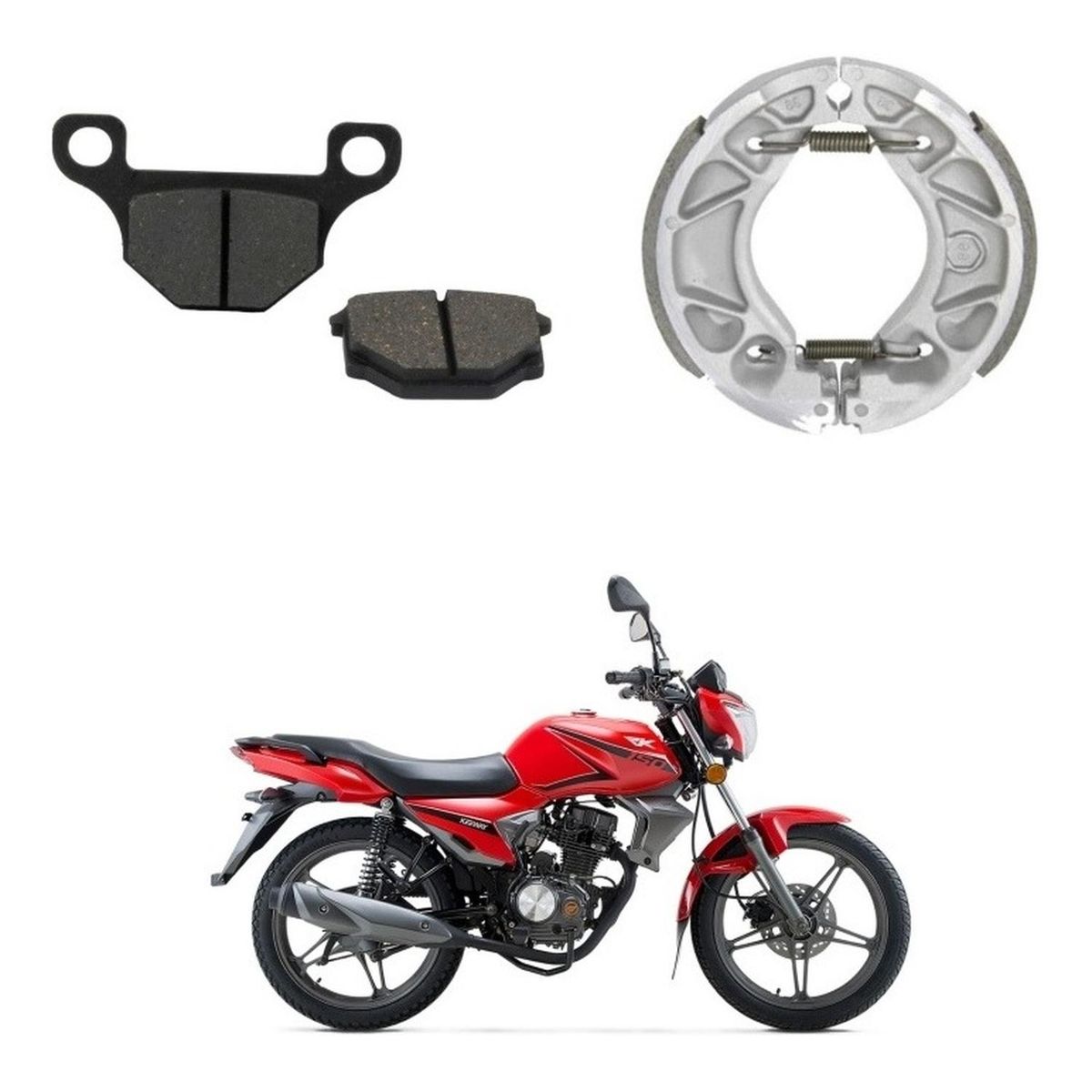 GENERICO - Pastillas Y Balatas Keeway Rk 150 / Hj 125 Japonesas