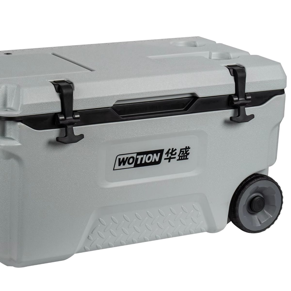 PWRFITNESS - Cooler Térmico Wotion 53L con Ruedas – Alta Duración