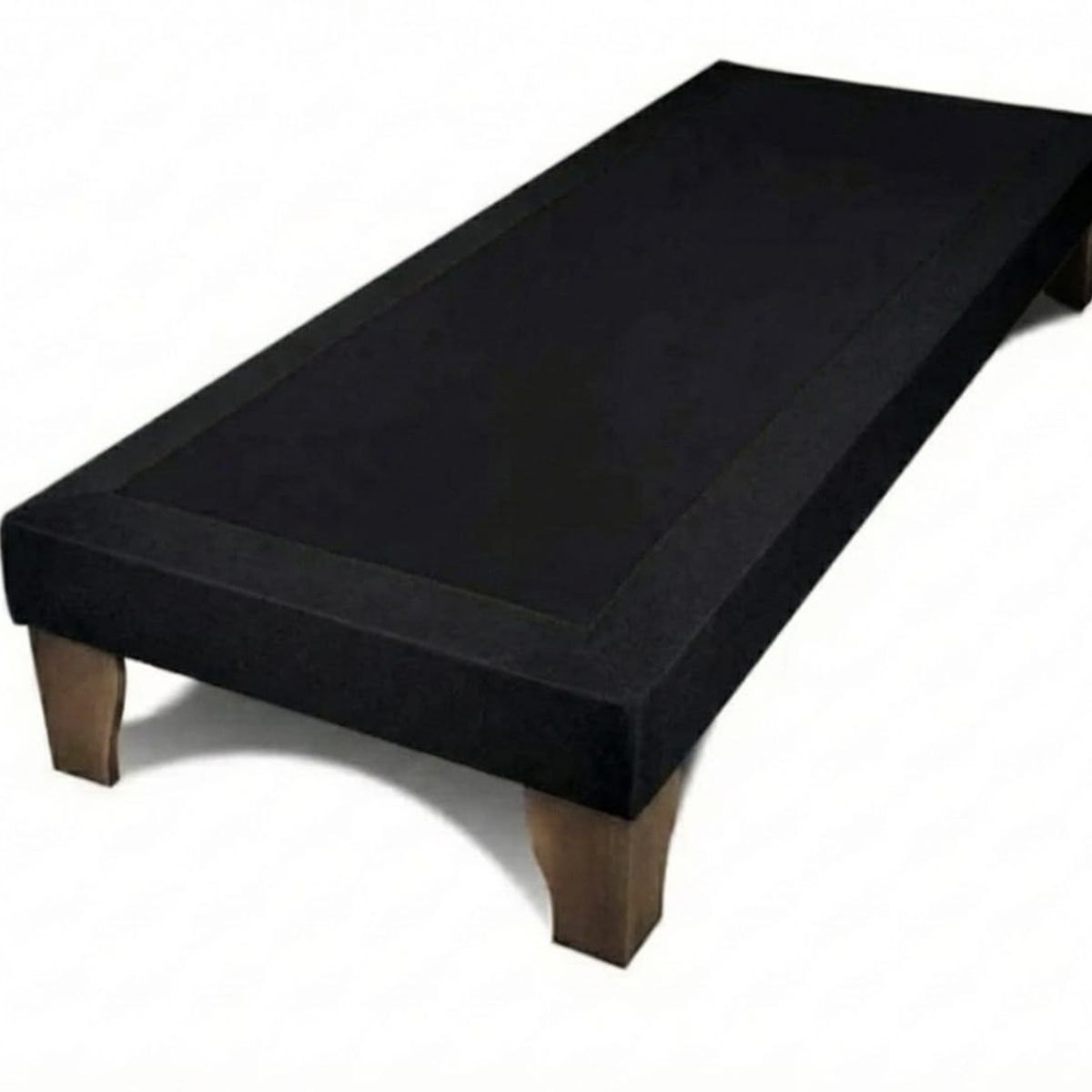 GENERICO - Bases de plaza y media color negro