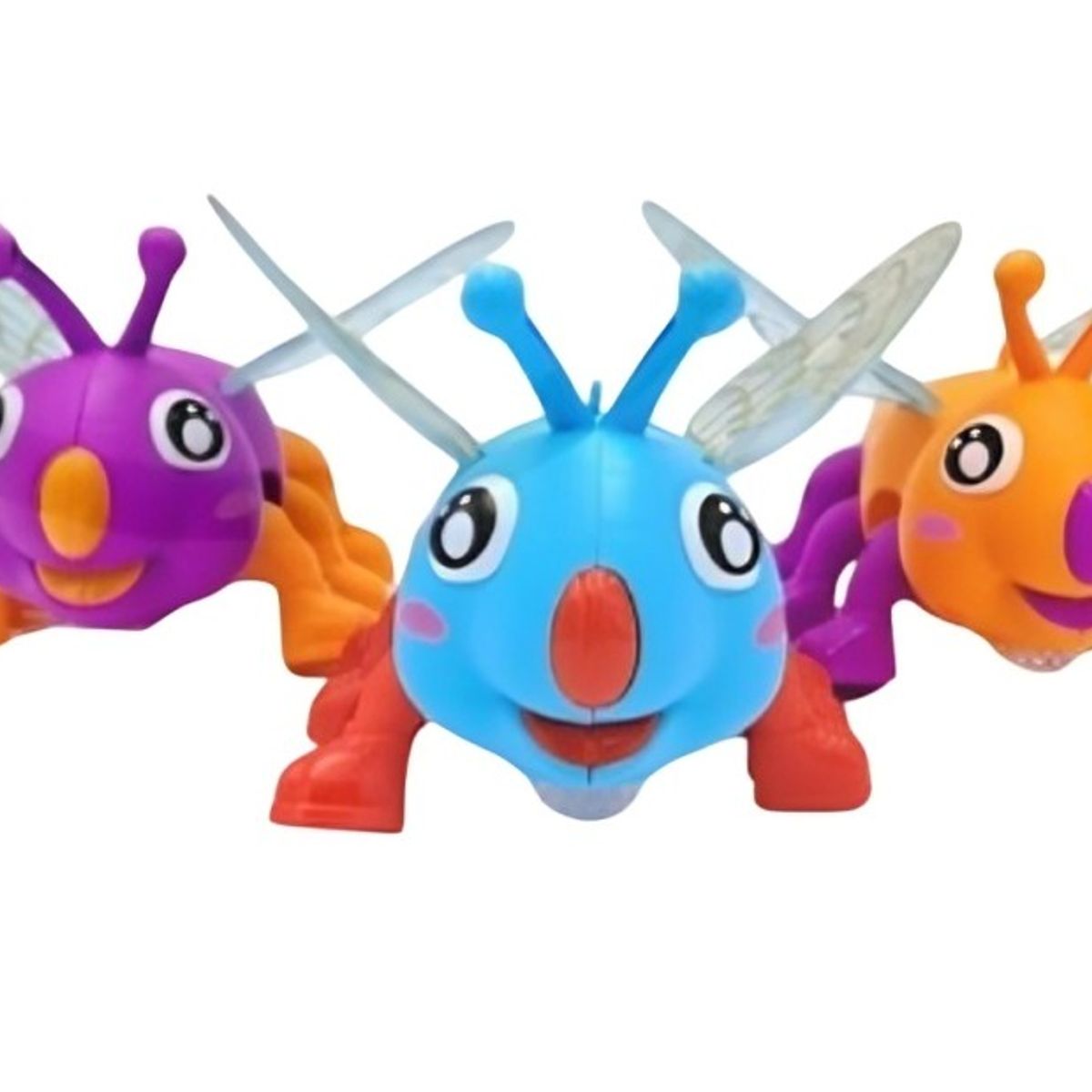 GENERICO - PAK DE 3 MARIPOSA CAMINANTE LUZ SONIDO