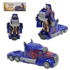 GENERICO - PAK DE 3 CAMION TRANSFORMABLE A PILA CHICO
