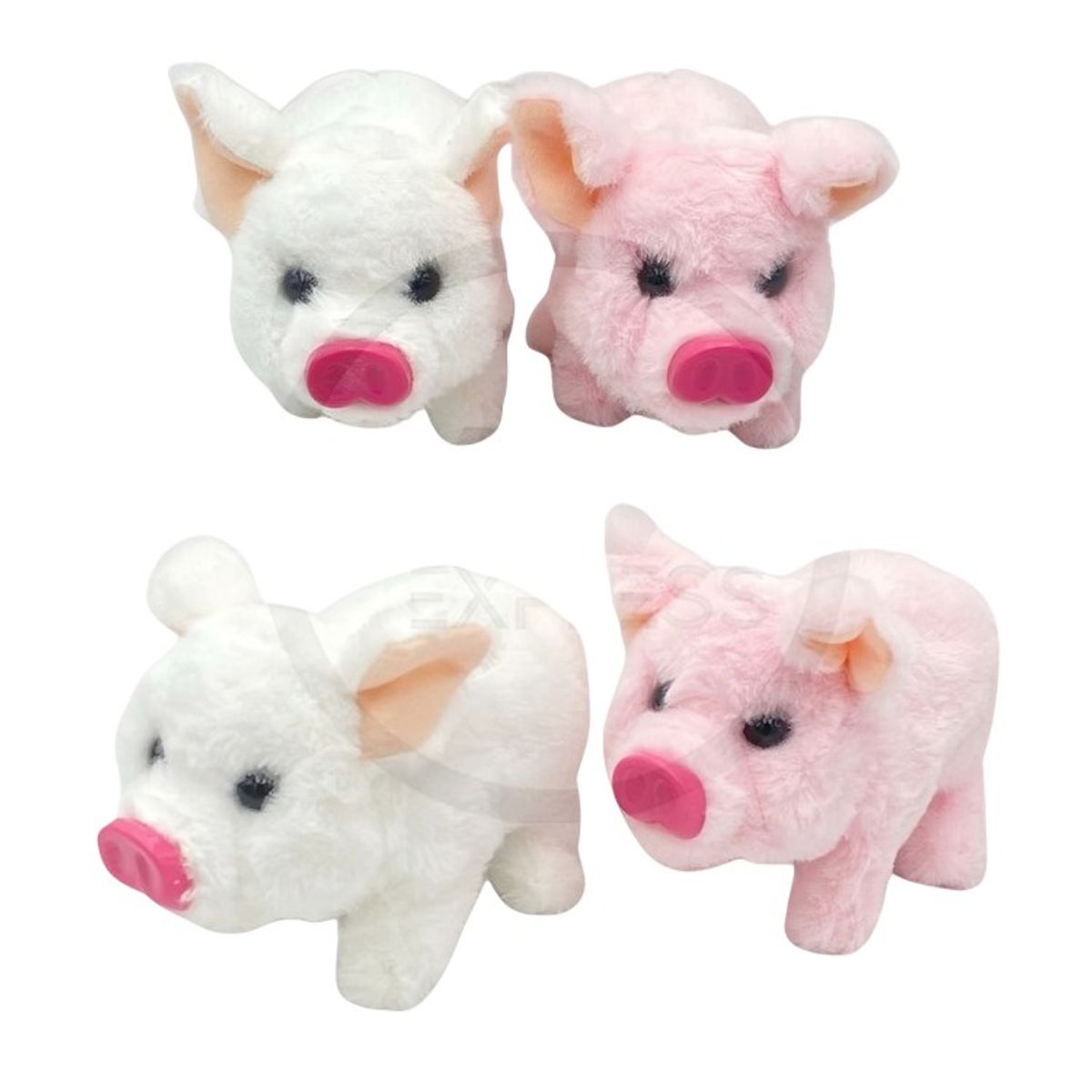 GENERICO - PAK DE 3 CERDITO CUTE A PILA