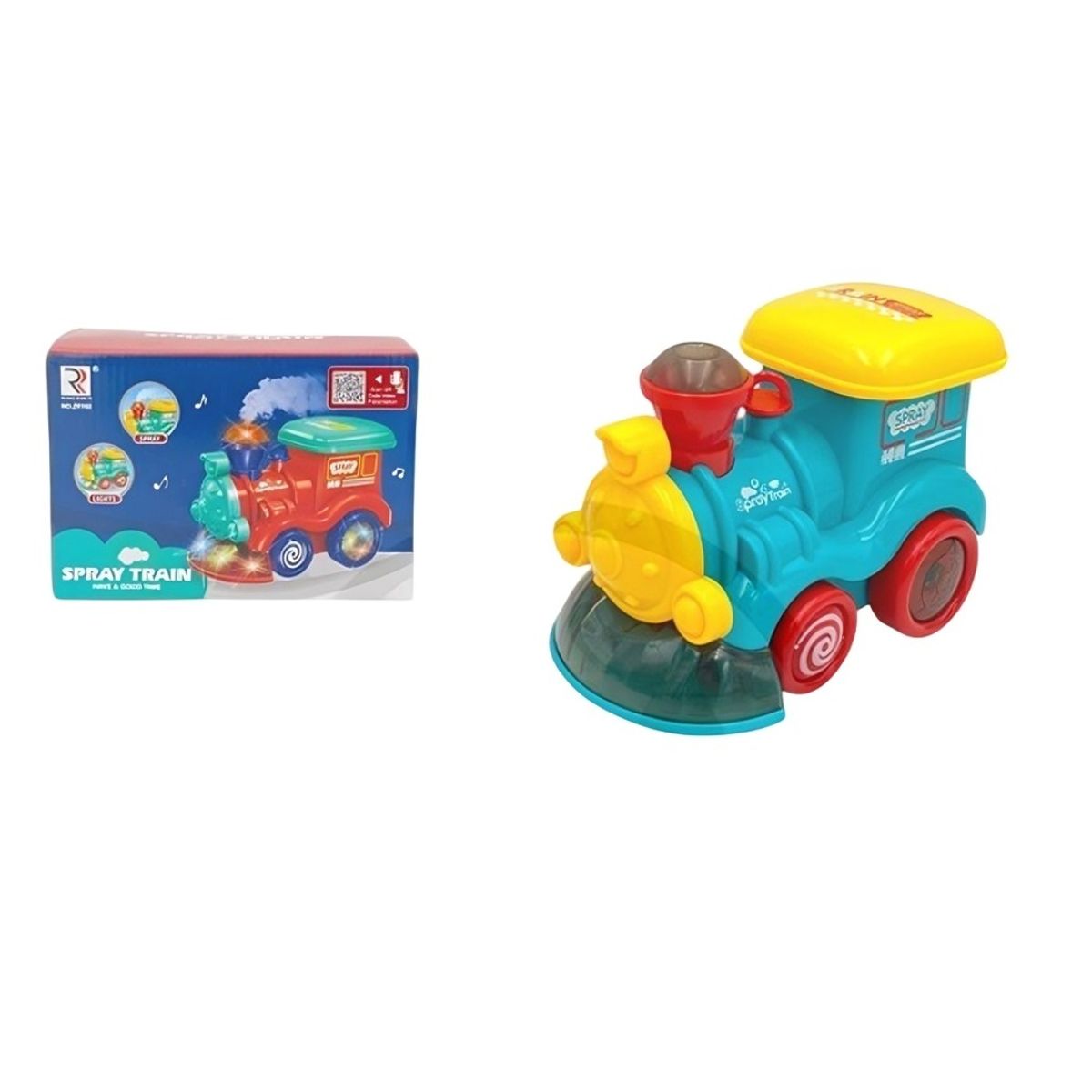 GENERICO - PAK DE 3 LOCOMOTORA LANZA HUMO 2025