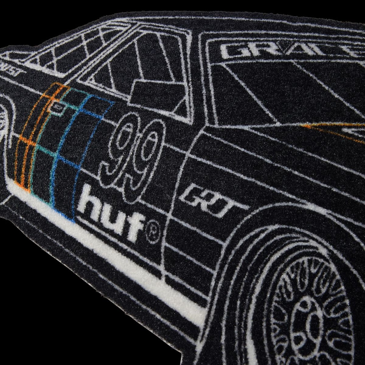 HUF - ALFOMBRA HUF X GREDDY CAR PET MULTI
