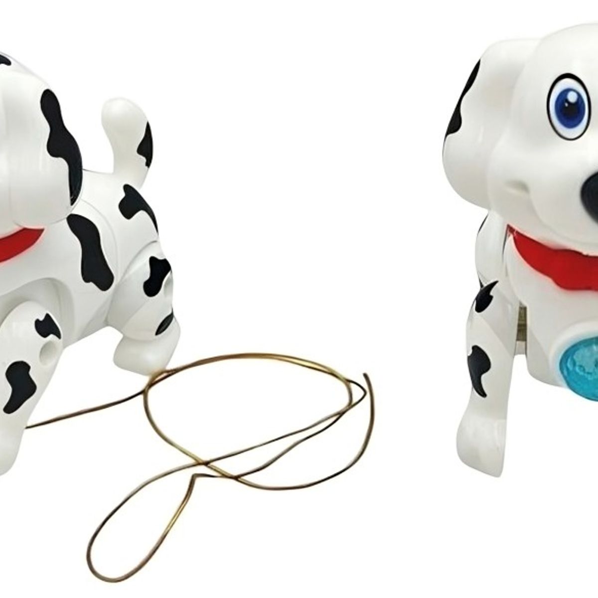 GENERICO - PAK DE 3 DALMATA CAMINANTE LUZ SONIDO ECO BOLSA