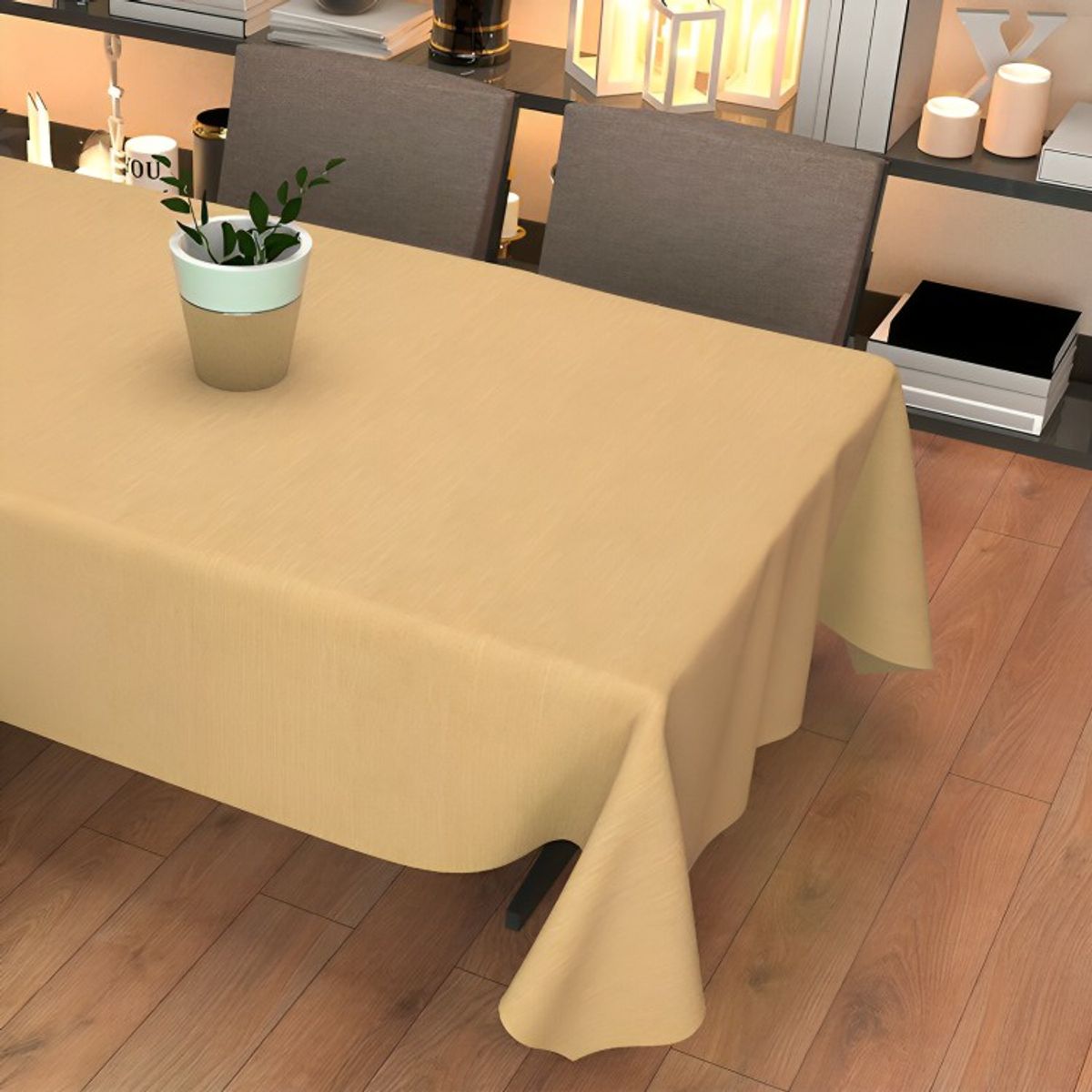 DORAL - Mantel Rústico Rectangular 150×210  Maíz  Doral