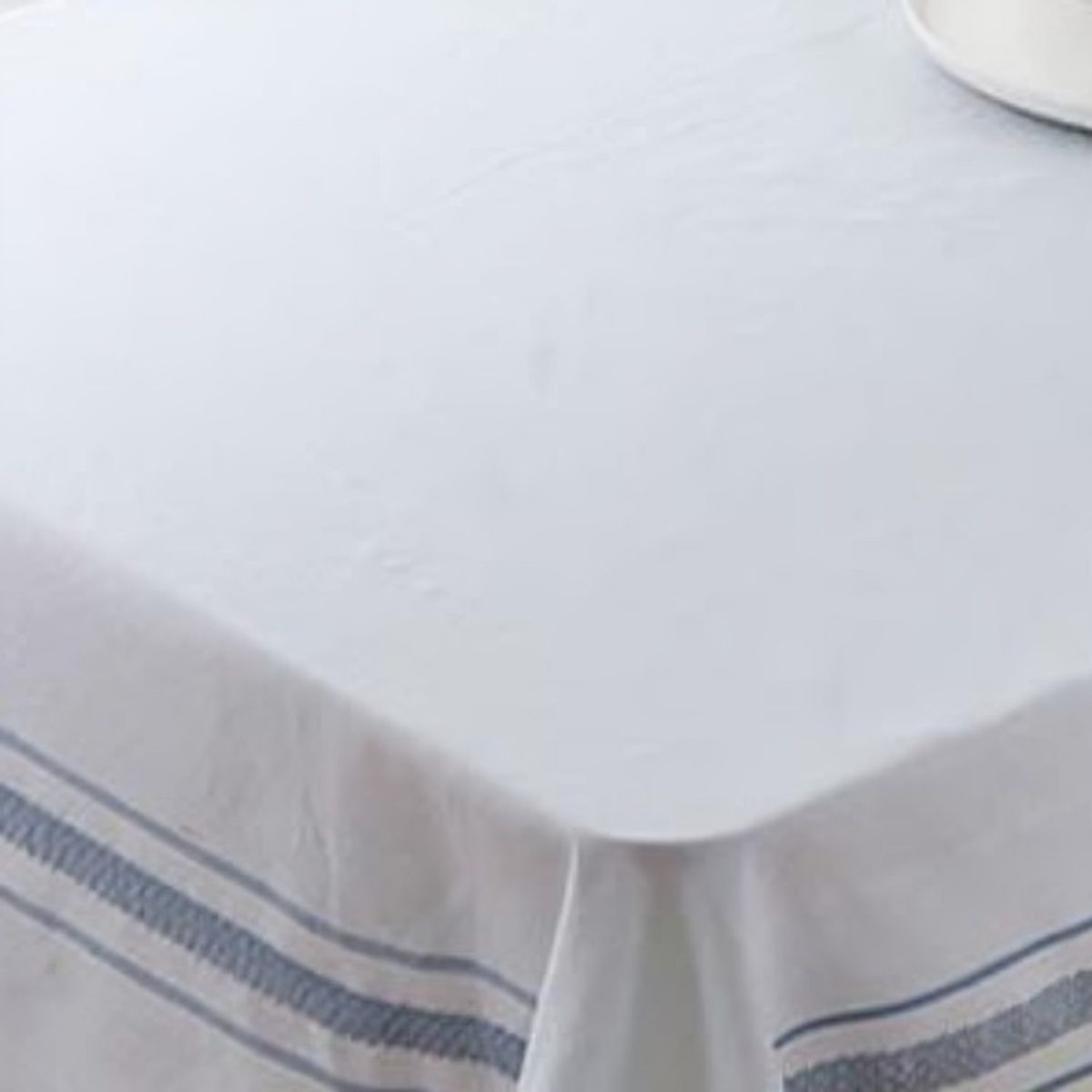 DORAL - Mantel Linenlook 150×210 cm  Celeste Lineal  Doral