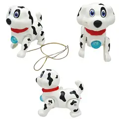 GENERICO - PAK DE 3 DALMATA CAMINANTE LUZ SONIDO ECO BOLSA