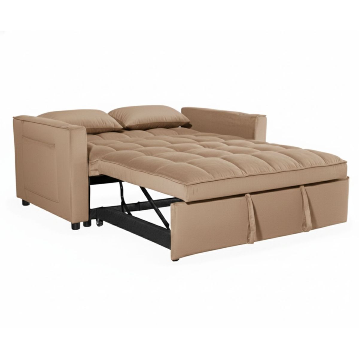 DANIELS - Sofá Cama 2 Cuerpos Moderno Dallas Café