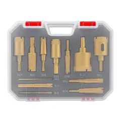 KUANGYE - 12pcs Brocas Ceramica Porcelanato Diamantada 6mm A 35mm