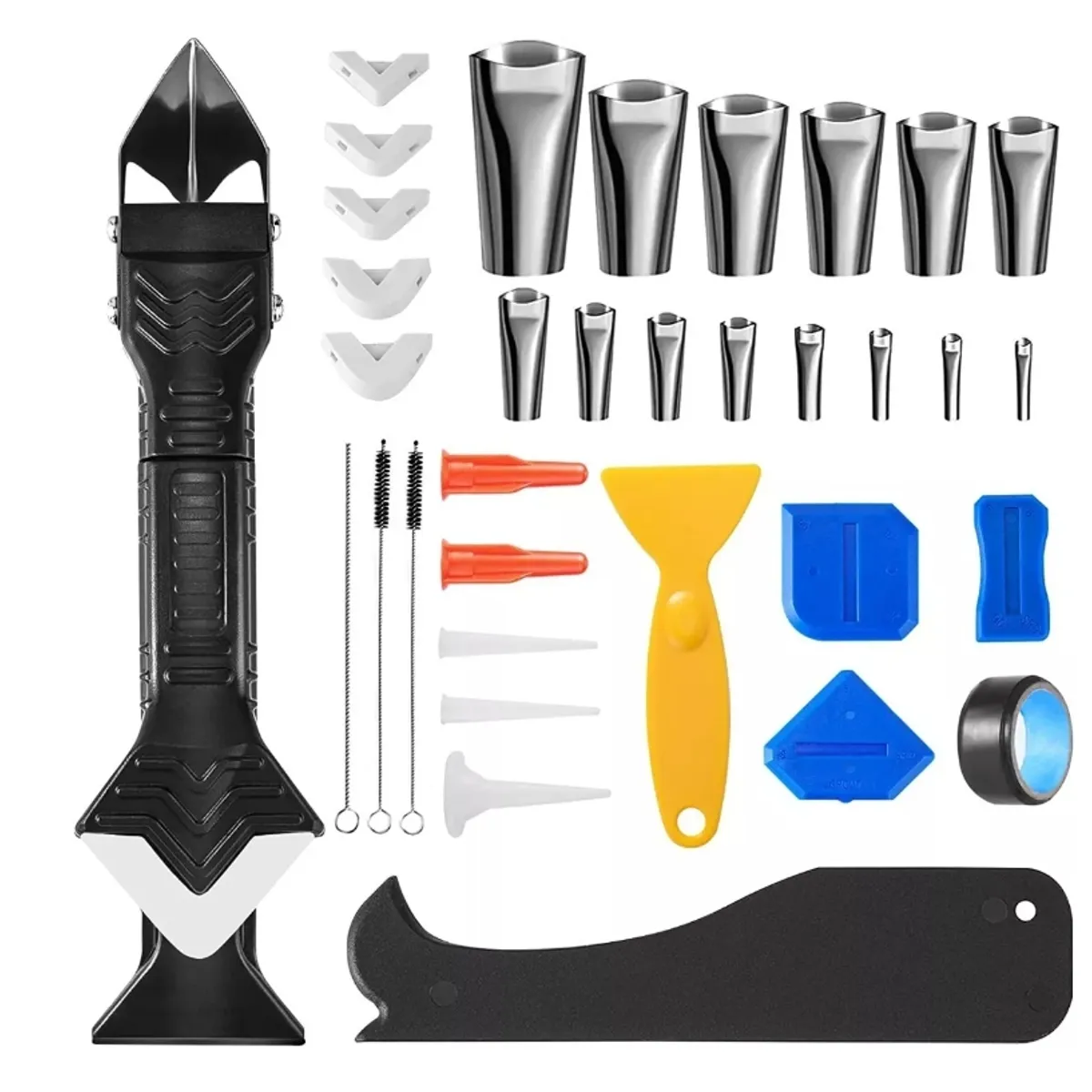 ATURE - Rascadores Para Boquillas De Calafateo Set 35 Pcs 3 En 1