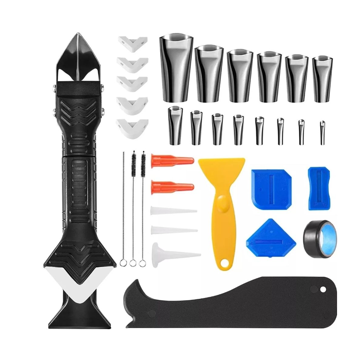 ATURE - Rascadores Para Boquillas De Calafateo Set 35 Pcs 3 En 1