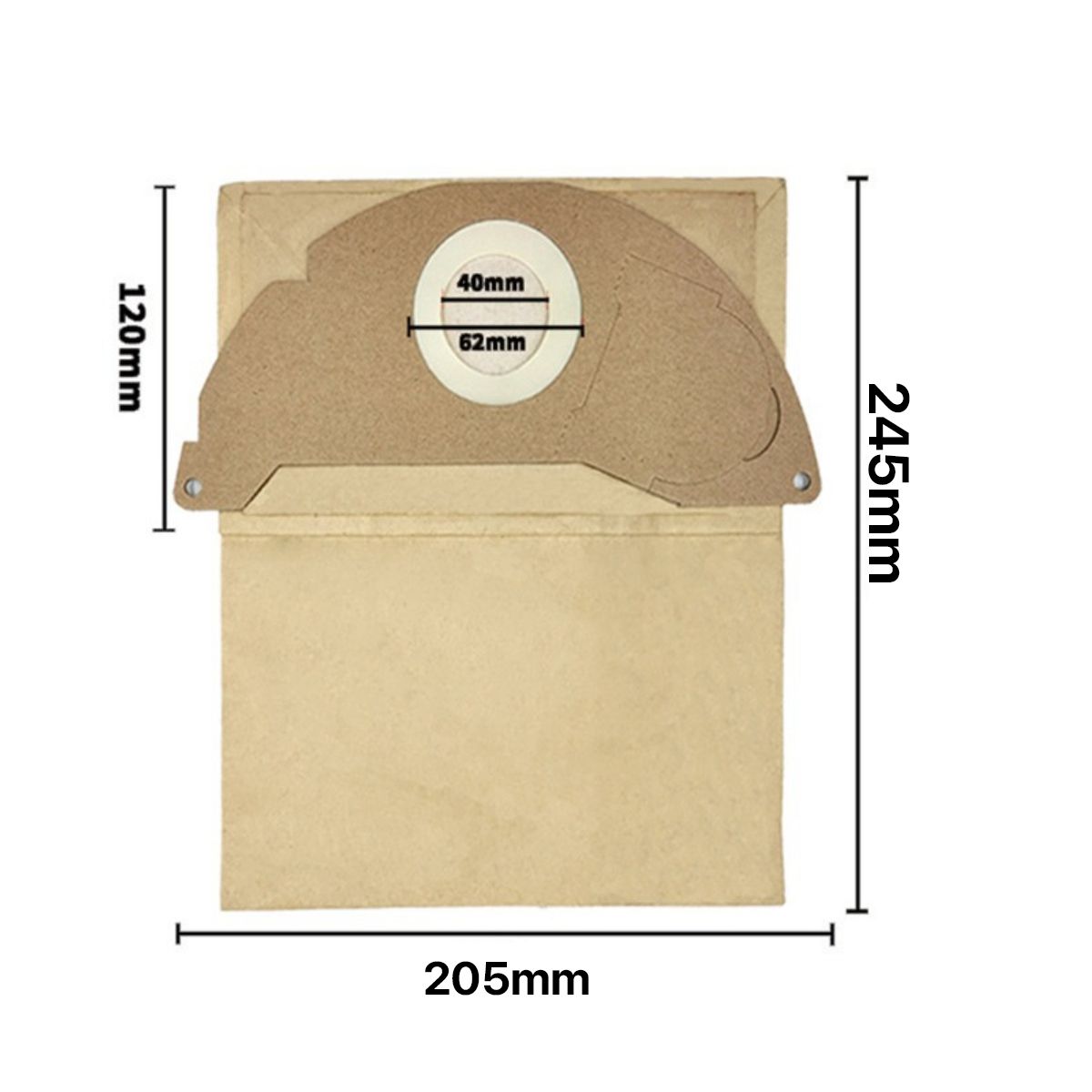 ATURE - 10u Bolsas De Polvo Para Aspiradoras Kach