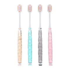 ATURE - Pack 4 De Cepillos De Dientes De Cerdas Suaves Para Adultos