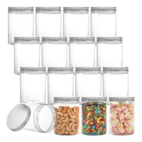 Pack De 12 Frascos De Plástico Con Tapa Rosca 120 Ml