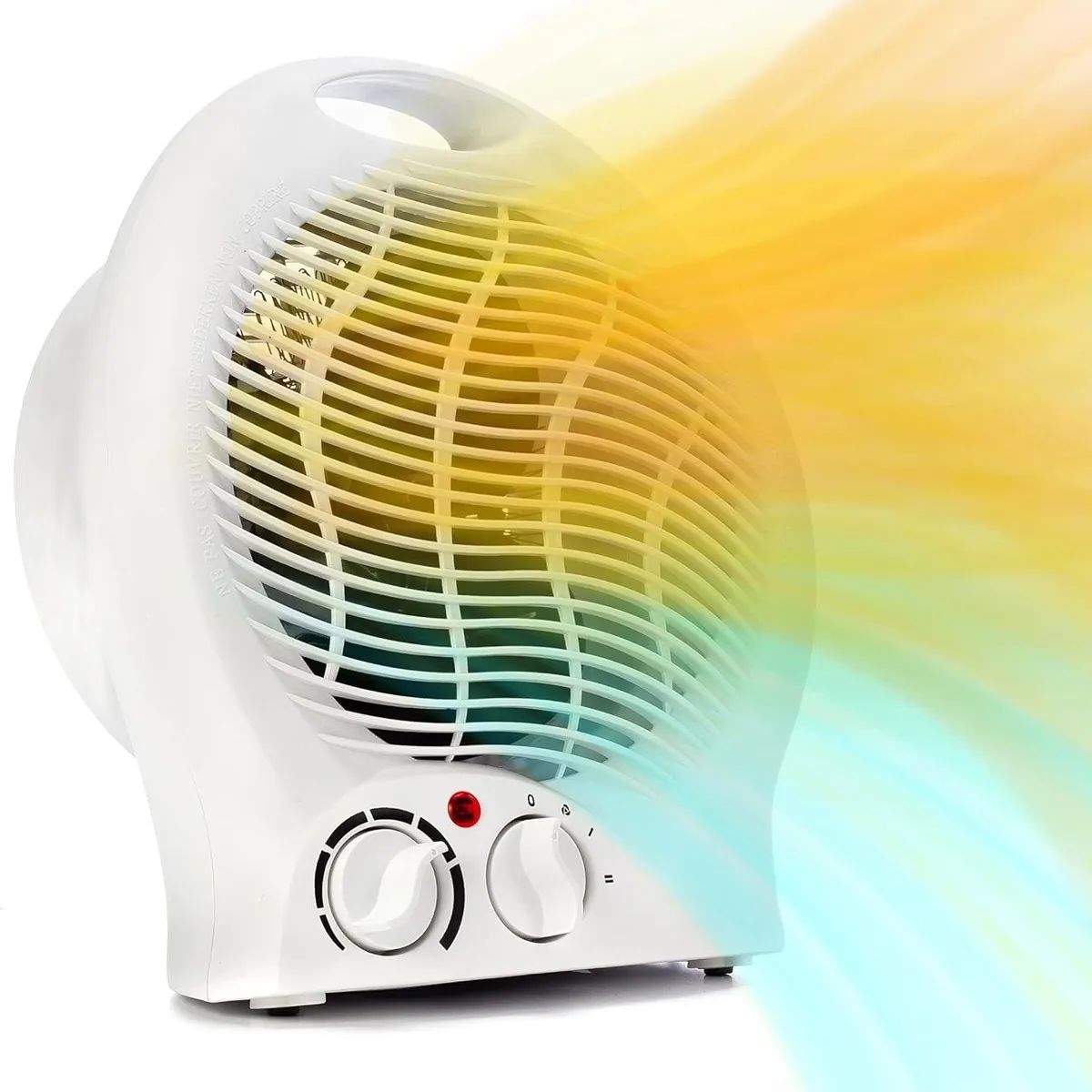 SUPERCENTER - Calentador Estufa Termostato Ventilador 2000w Color Blancoblanco
