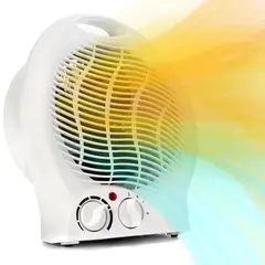 SUPERCENTER - Calentador Estufa Termostato Ventilador 2000w Color Blancoblanco