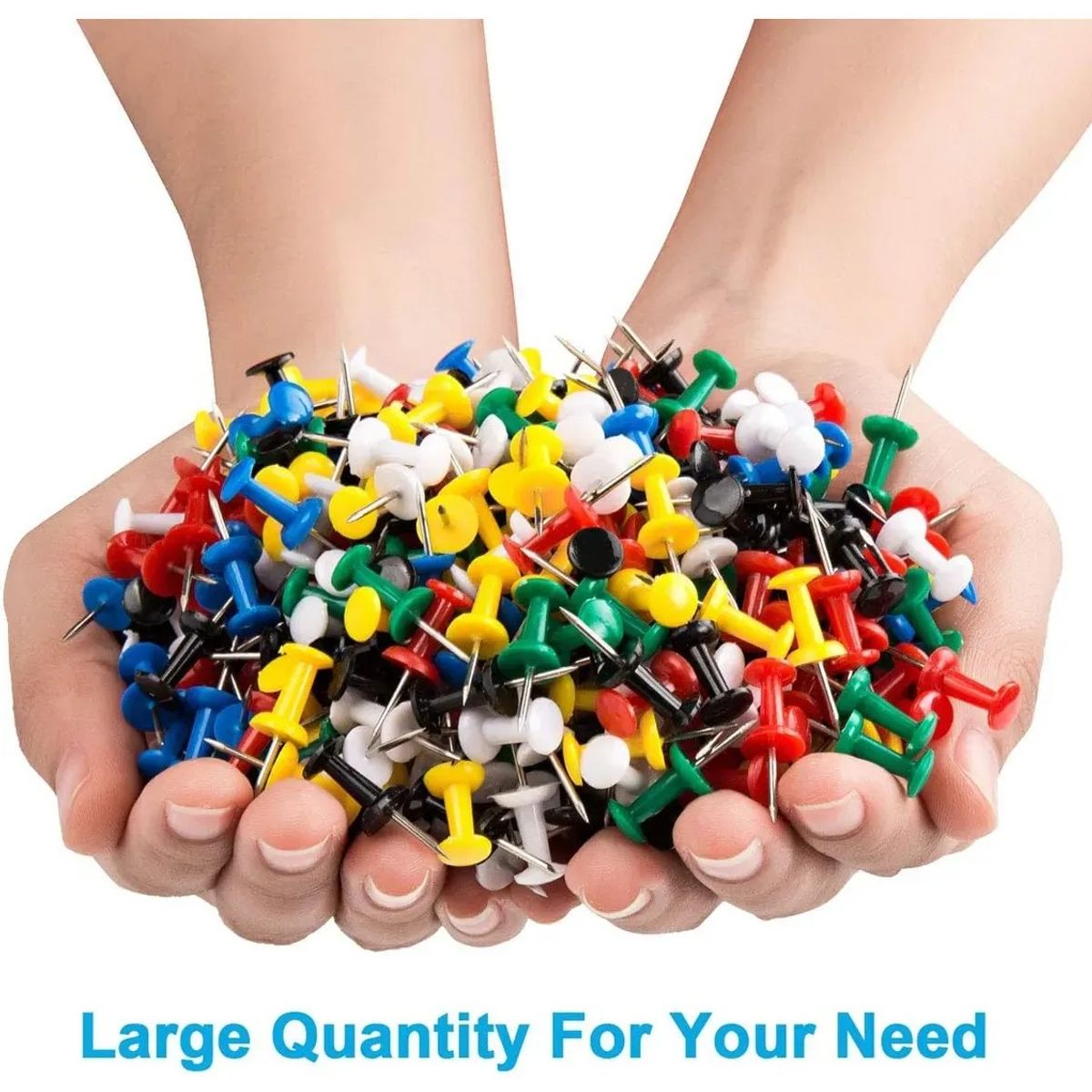 KUANGYE - 800 Chinches Colores Push Pins Tachuelas Para Pizarra Corcho Multicolor