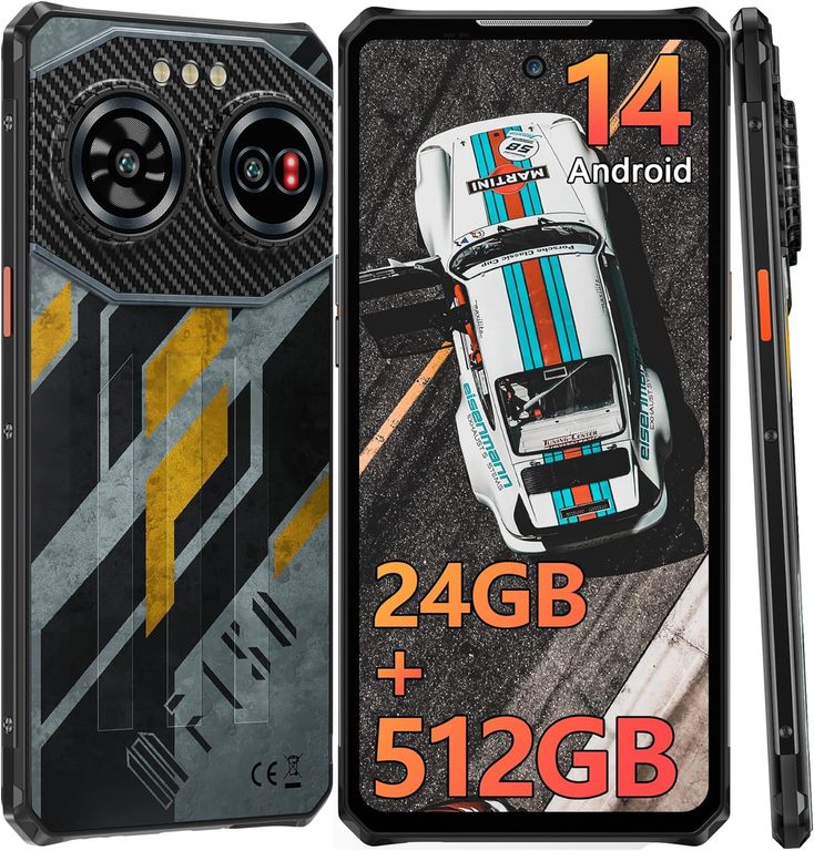 IIIF150 Air3 Celular 24GB+512GB 100MP Android14 Smartphone-yellow