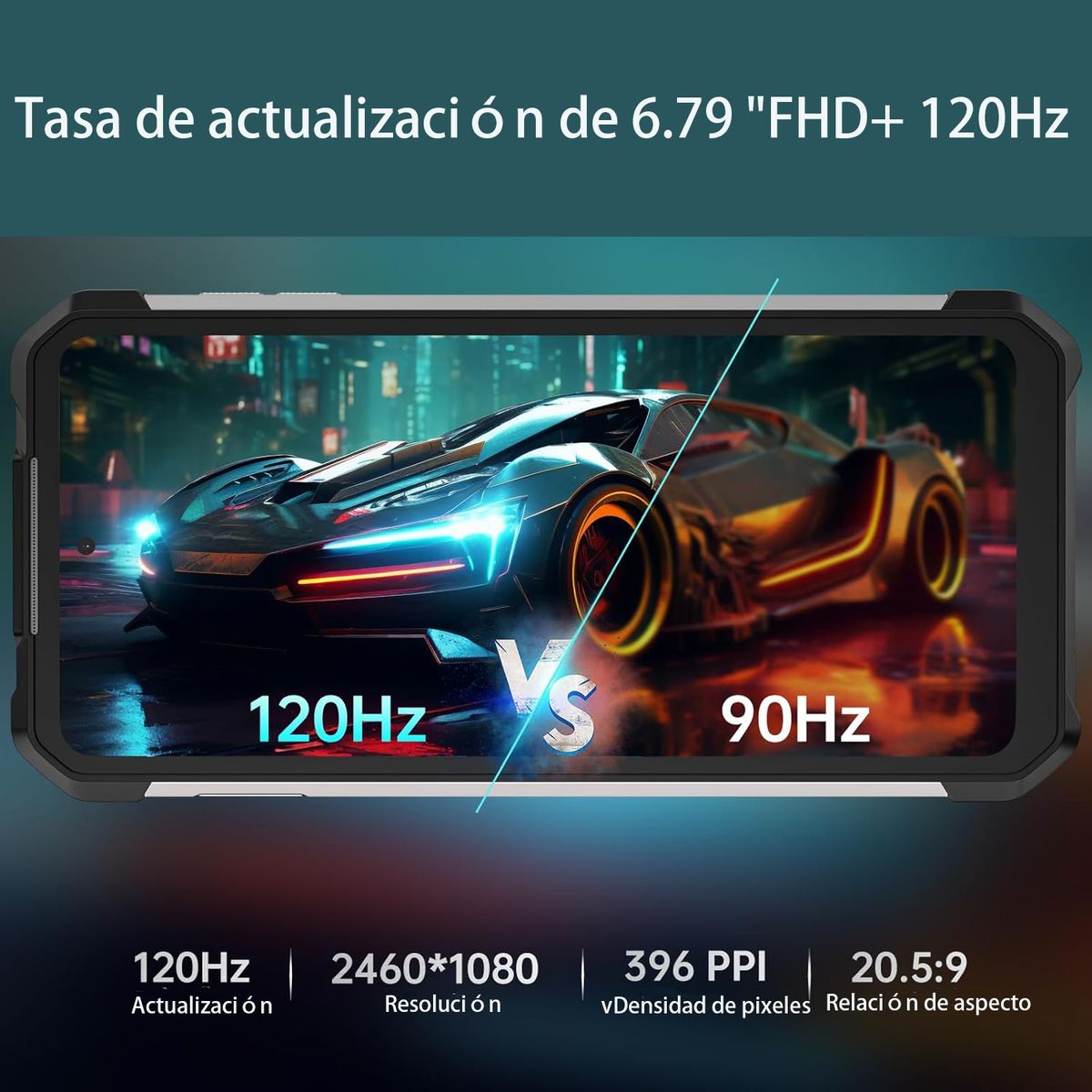 UNIHERTZ - 8849 Tank 3 5G celular 32GB+512GB 23800mAh 200MP Smartphone