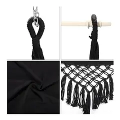 GENERICO - Silla Hamaca Colgante Boho de Interior o Exterior GRIS