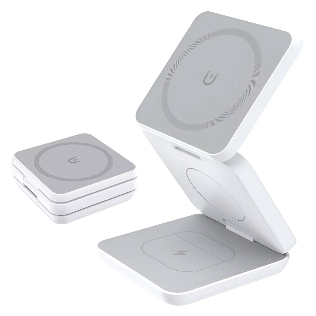 MUNDO ONLINE - Cargador Inalámbrico Magnético Estación De Carga 3 En 1