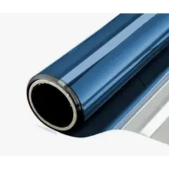 GENERICO - Vinilo Espejo Silver Blue 15% Para Ventanas 1.52 m x 1 m Control Solar