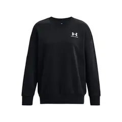UNDER ARMOUR - Polerón Oversize Icon Fleece mujer Negro