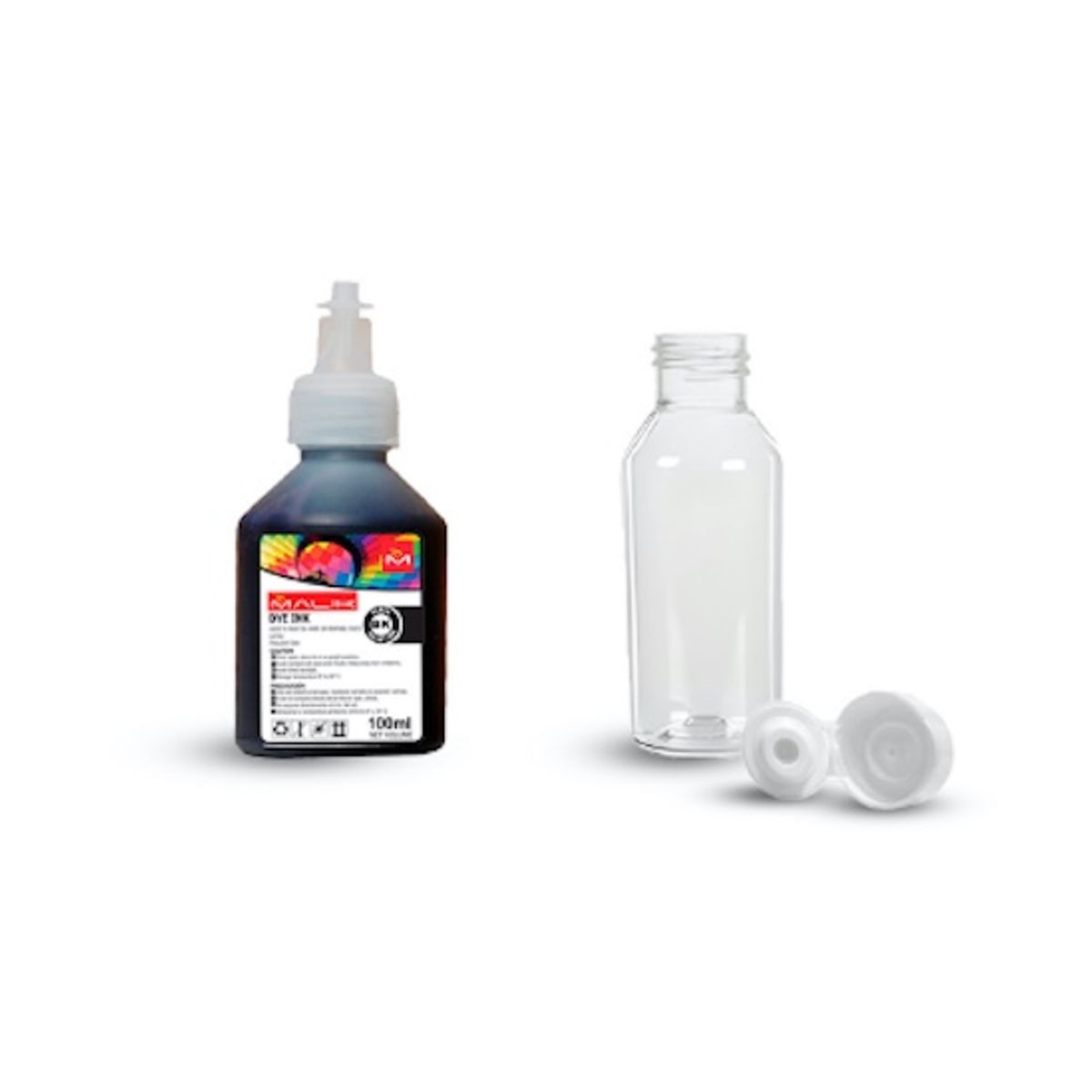 MALIK - Tinta Negra 100ml con Botella GT52 compatible para Hp SmartTank 530