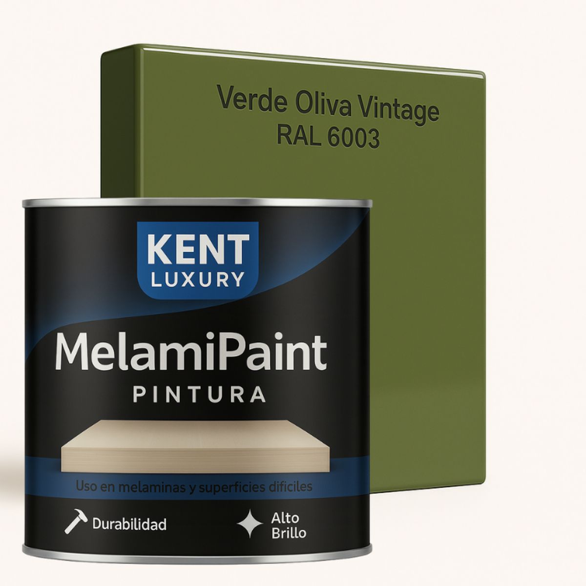 KENT - PINTURA MELAMINA - MelamiPaint™ - 1L - VERDE OLIVA VINTAGE