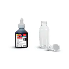 MALIK - Tinta Negra 100ml con Botella GT53 compatible para Hp SmartTank 210