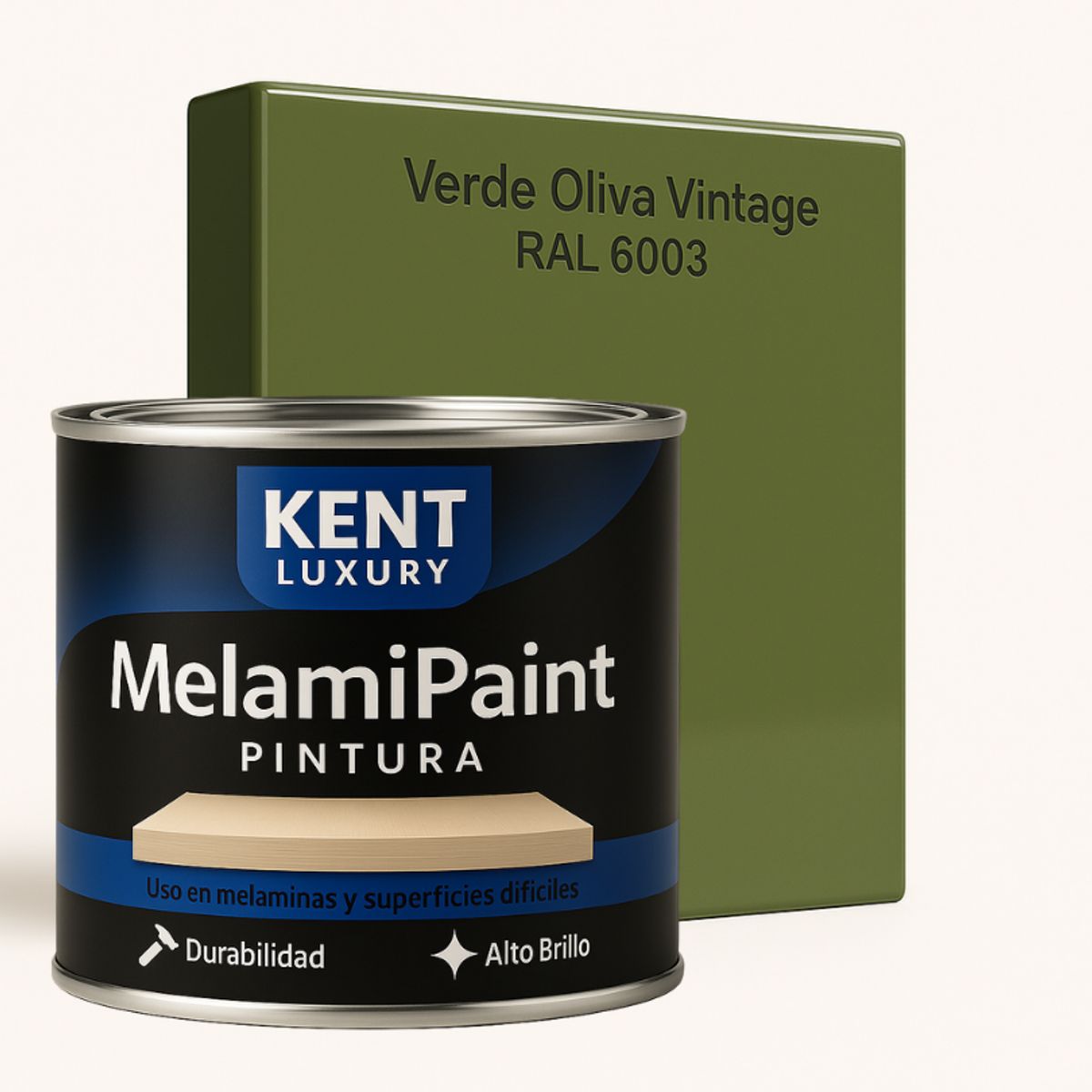 KENT - PINTURA MELAMINA - MelamiPaint™ - 2L - VERDE OLIVA VINTAGE