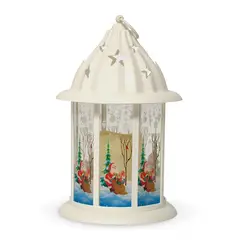 WAKESHOME - Candelabro Led De Navidad Sin Llama Lampara Decorativa Pilas Usb