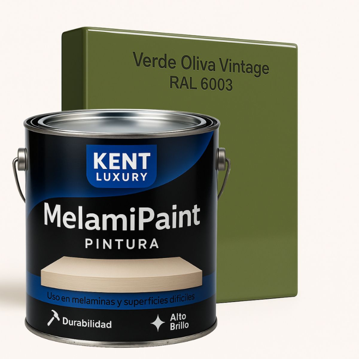 KENT - PINTURA MELAMINA - MelamiPaint™ - 4L - VERDE OLIVA VINTAGE