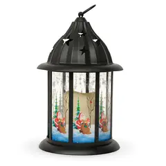 WAKESHOME - Candelabro Led De Navidad Sin Llama Lampara Decorativa Pilas Usb