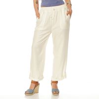 PANTALON WIDE LEG CARGO TIRO ALTO PRETINA ELASTICADA Y LAZO