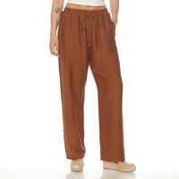 PANTALON WIDE LEG CARGO TIRO ALTO PRETINA ELASTICADA Y LAZO