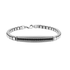 JOYAS LANDEROS - Pulsera para Hombre Onix Plata 925