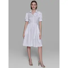 KARL LAGERFELD - Vestido camisero floral