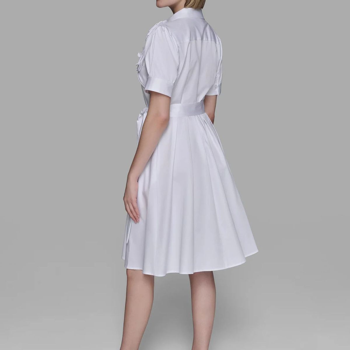 KARL LAGERFELD - Vestido camisero floral