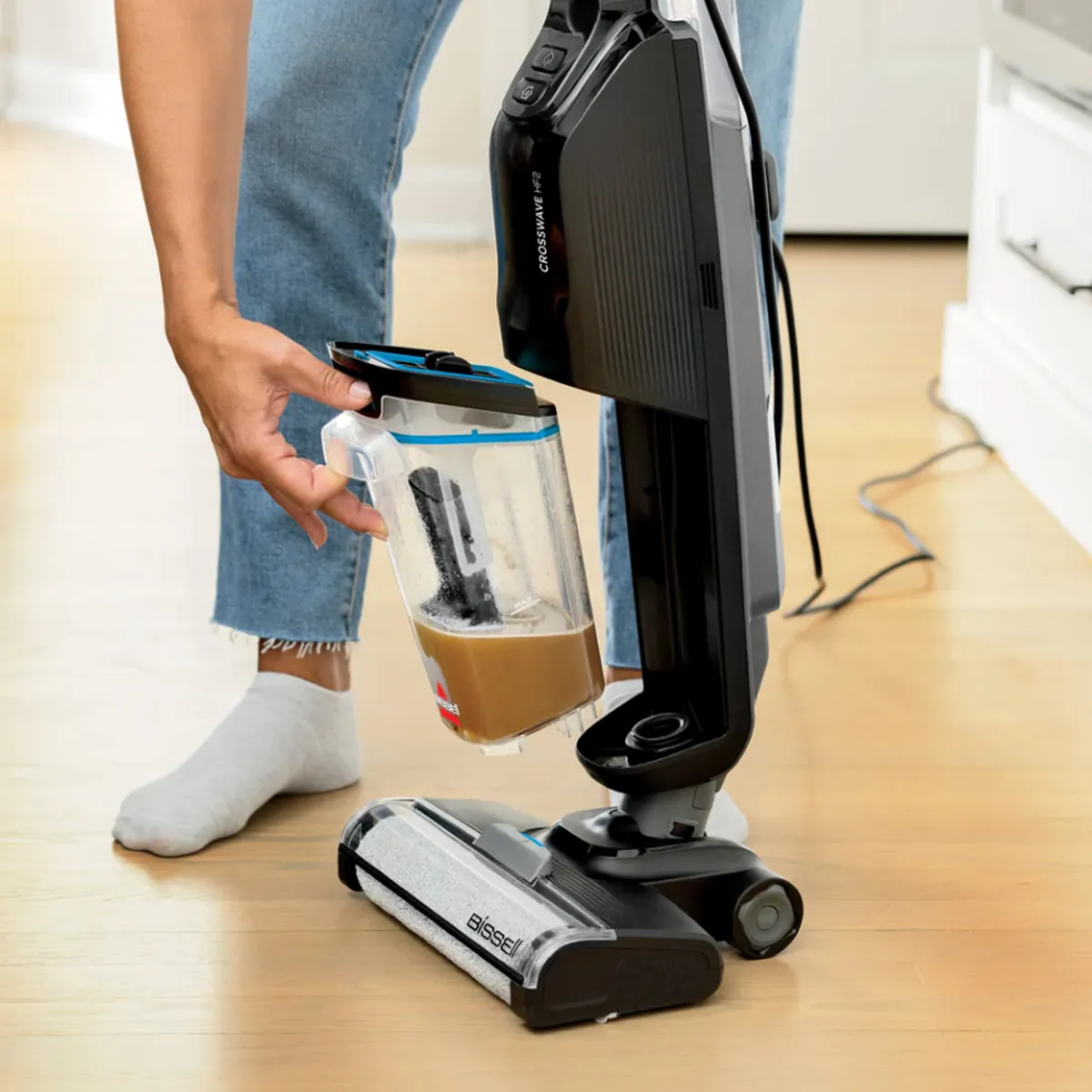 BISSELL - Lavadora de pisos Crosswave HF2 + 2 Detergente