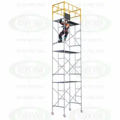 BRYO - Torre Andamio Movil Estándar 6 m +1 (baranda) c/ Trampilla