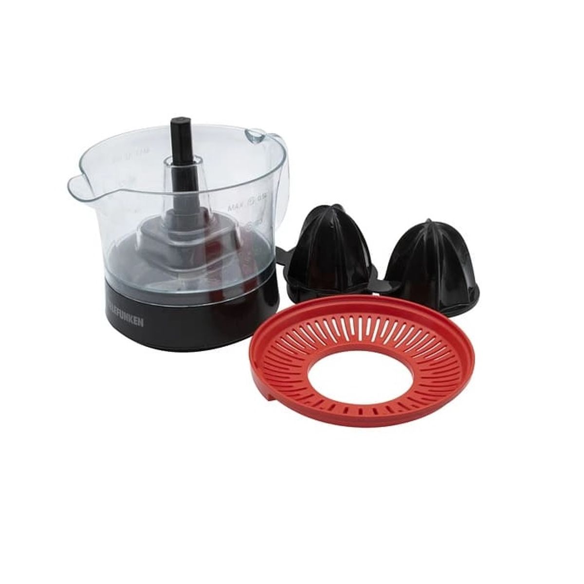 TELEFUNKEN - Exprimidor De Cítricos Eléctrico Telefunken Dual Spin TFL Juicer 500 Con Dos Conos