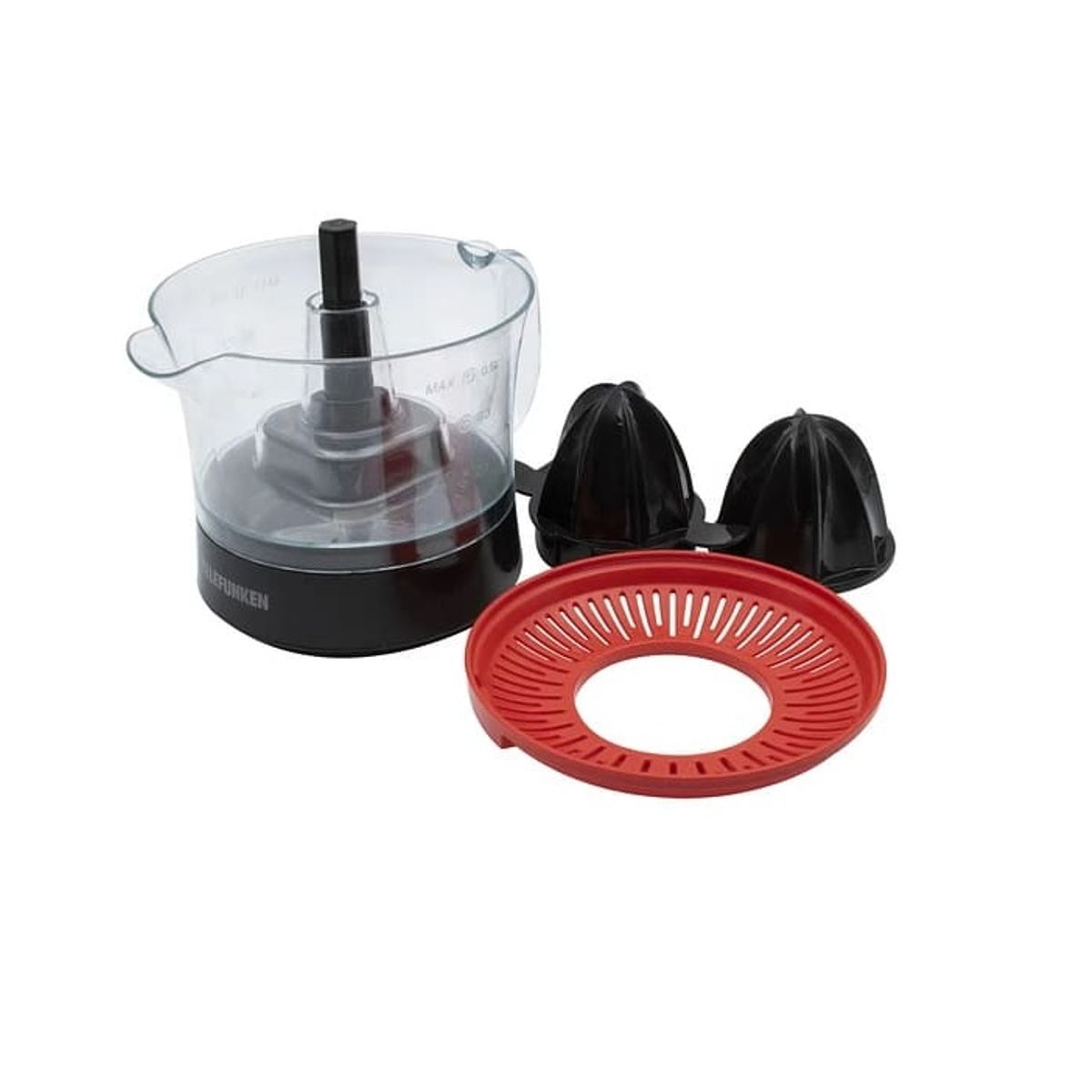 TELEFUNKEN - Exprimidor De Cítricos Eléctrico Telefunken Dual Spin TFL Juicer 500 Con Dos Conos