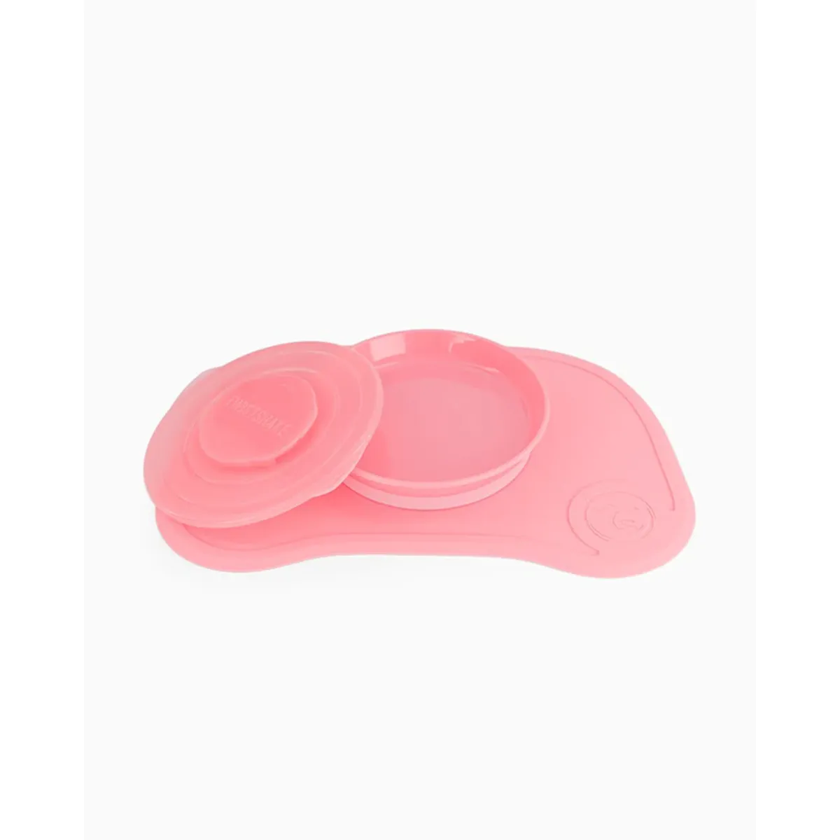 TWISTSHAKE - Individual Twistshake ClickMat Mini + Plato - Rosado Pastel