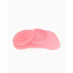 TWISTSHAKE - Individual ClickMat Mini + Plato - Rosado Pastel