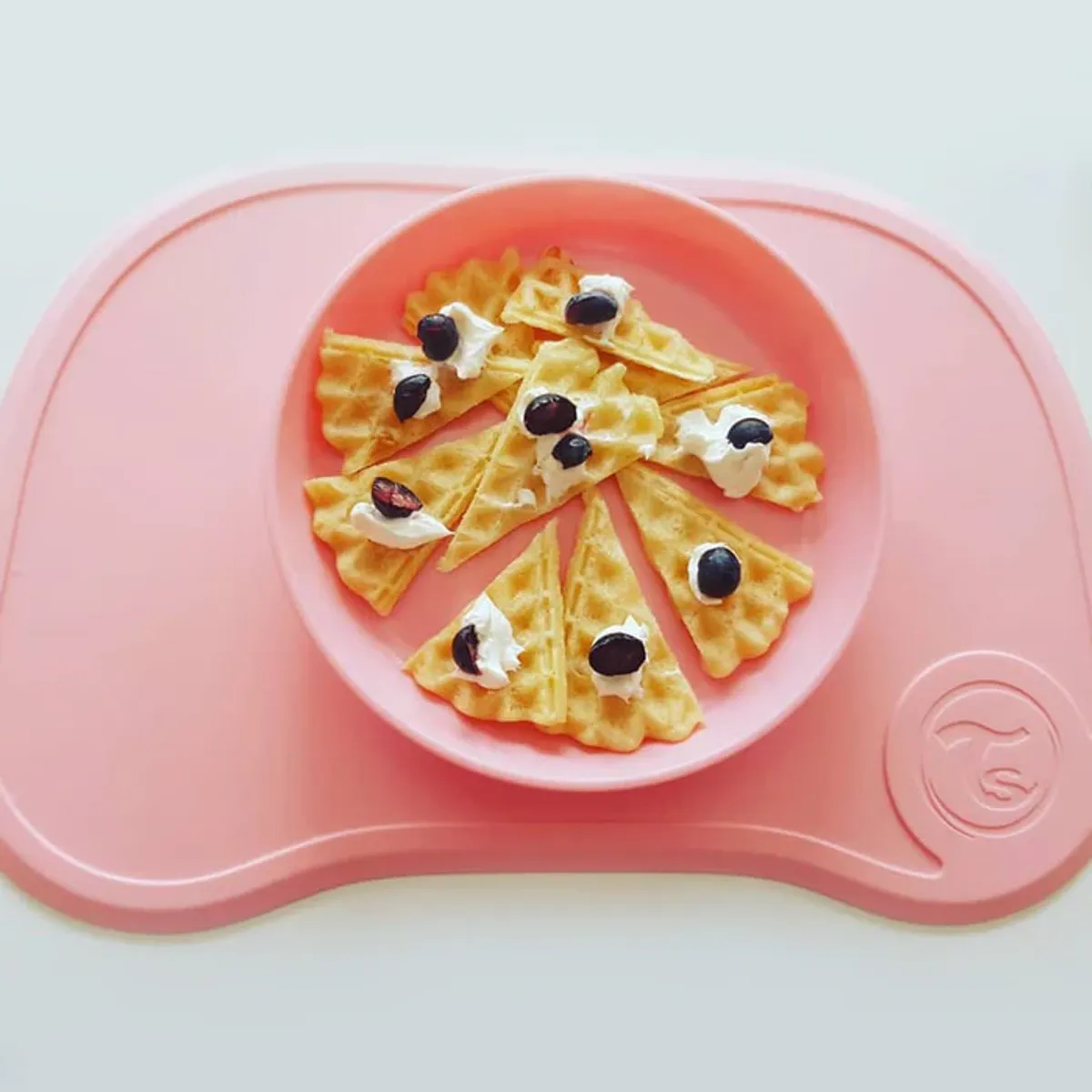 TWISTSHAKE - Individual Twistshake ClickMat Mini + Plato - Rosado Pastel