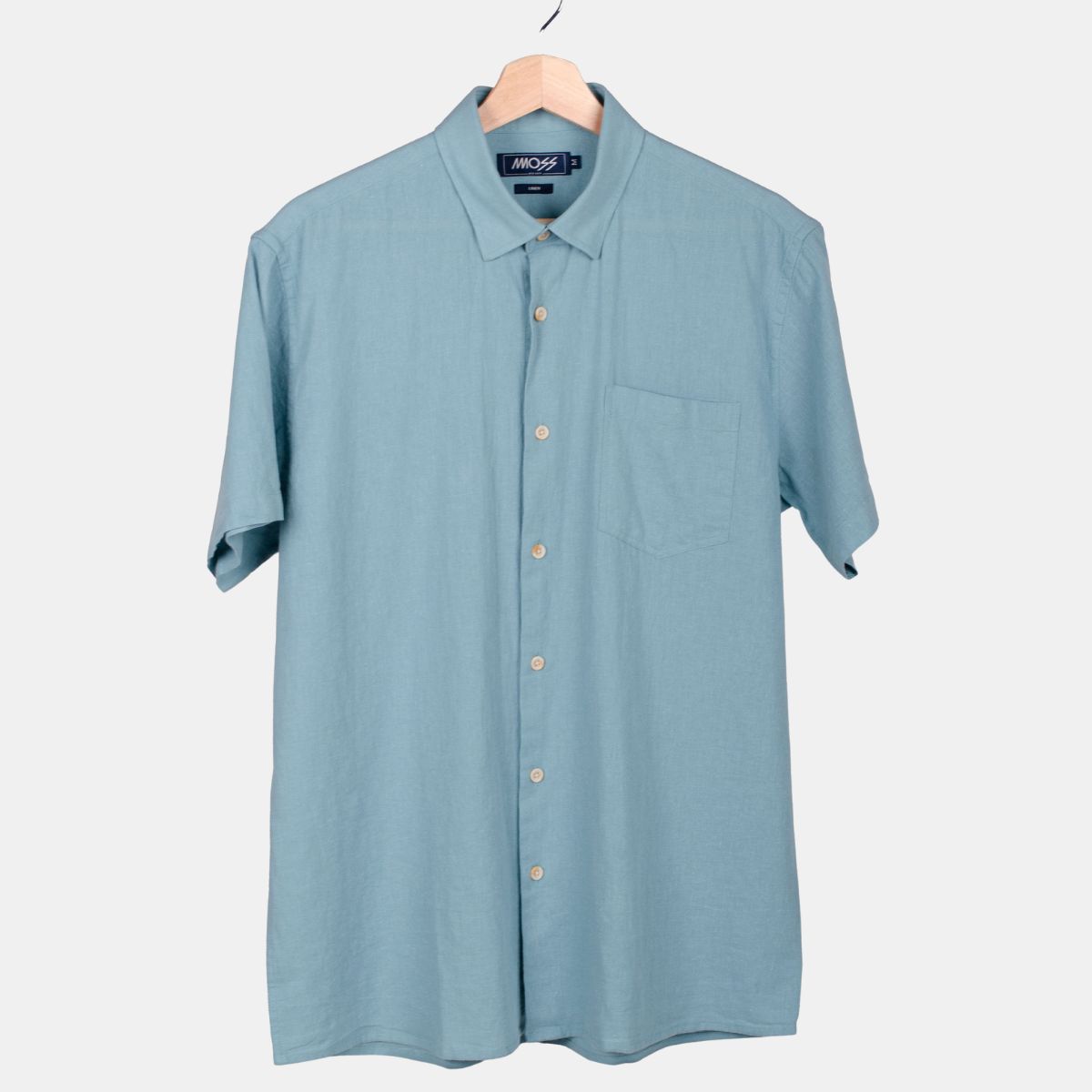 MOSS - Camisa Lino Manga Corta