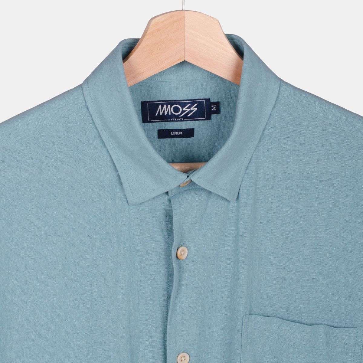 MOSS - Camisa Lino Manga Corta